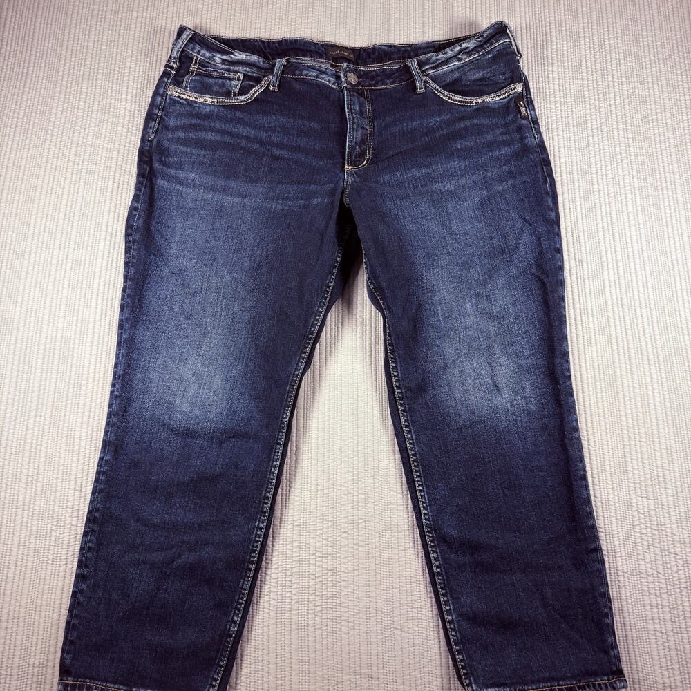 Silver Jeans Womens 18 X 25 Boyfriend Y2K Streetwear Skater Tomboy Chic